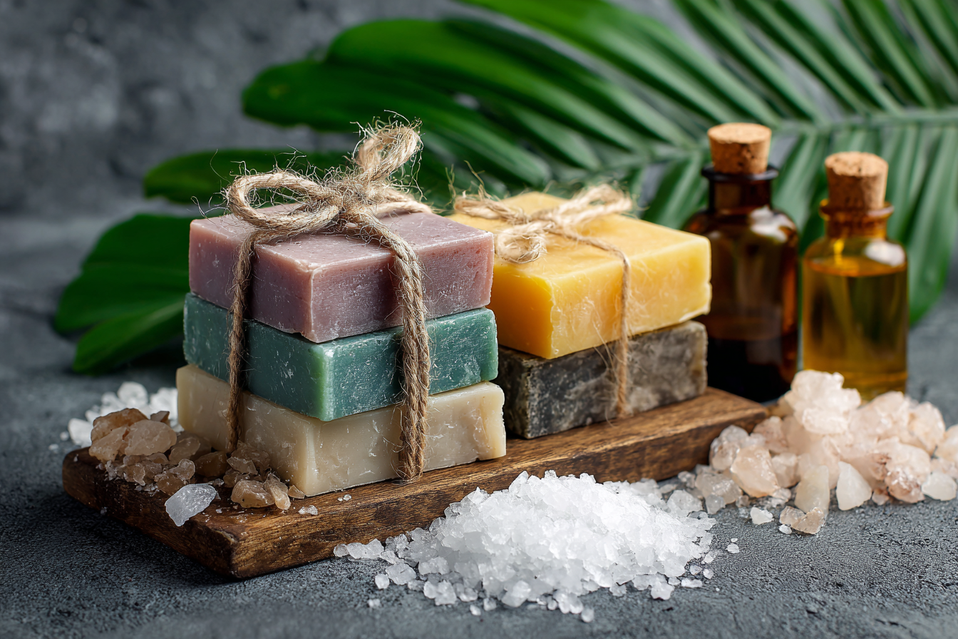 Natural ingredients background